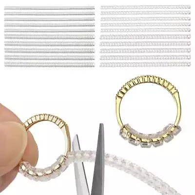 20Pcs Ring Size Adjuster Invisible Clear Ring Sizer Jewelry Fit Reducer Guard • $6.85