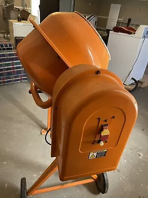 3-1/2 Cu. Ft. Electric Cement Mixer_Harbor Freight_1/3HP_Assembled_Never Used • $99