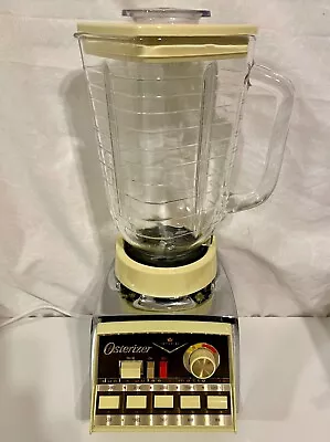 Vintage Chrome Osterizer Blender Dual Pulse Matic 10 Speed Imperial • $49.95