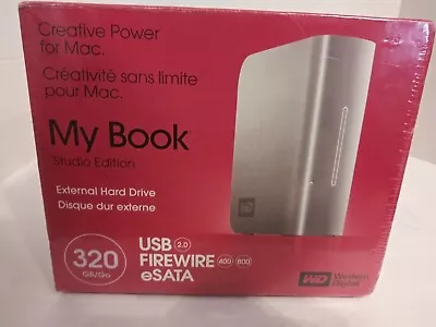 Western Digital My Book  Studio Edition 500 GB External Hard Drive SEALED 2.0  • $85