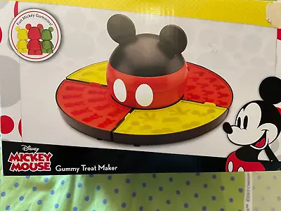 Disney Mickey Mouse Gummy Treat Maker With 4 Silicone Mold Trays Sealed Open Box • $25