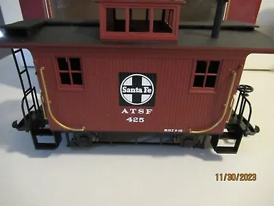 Bachmann Big Haulers Santa Fe/ G Scale Train Bobber Caboose  METAL WHEELS • $35