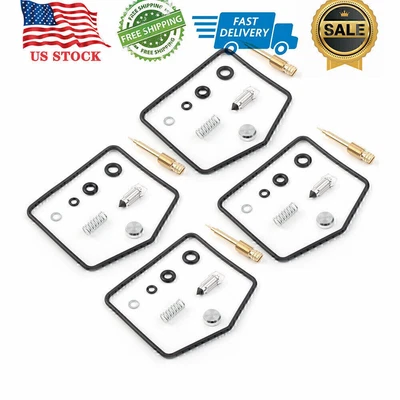 $14.89 • Buy 4x Carb Rebuild Repair Kit Fit Kawasaki LTD KZ 440 A D Belt KZ750H KZ750E KZ750N