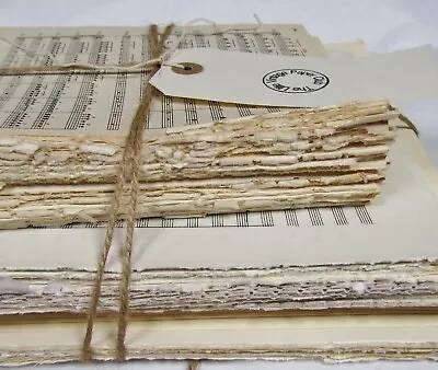 5 KILOS White Sheet Music Manuscript Paper Decoupage Art Projects Crafting.  • £39.99
