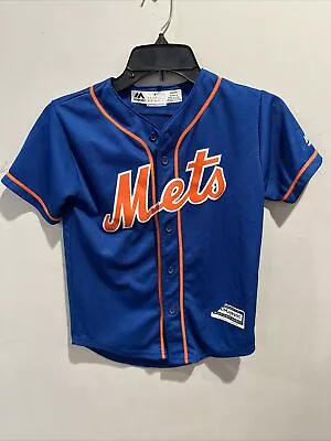 Jacob DeGrom #48 New York Mets Baseball Jersey Youth Size Small S-CH-P-8 Blue NY • $14.99