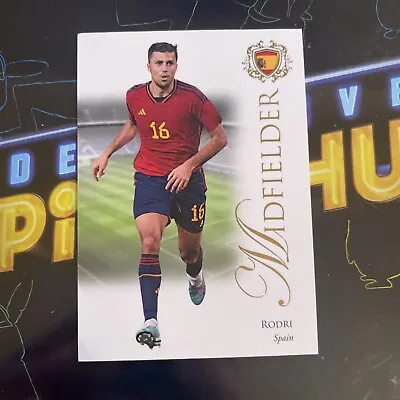Futera Unique 23/24 World Football Rodri Manchester City Spain • £1