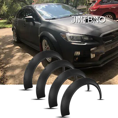 For Subaru WRX STI JDM Car Truck Cover Extra Wide Body Kit Wheel Fender Flares • $94.43