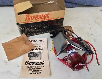 NOS Vintage ~FLARESTAT 4-way HAZARD FLASHER SWITCH 105~ Buick Olds CHEVY Pontiac • $249.95