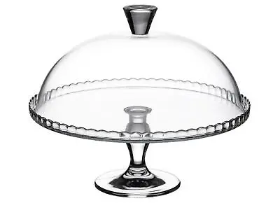 Pasabahce Glass Cake Cupcake Muffin Display Stand Serving Plate Cake Dome Lid • £19.95