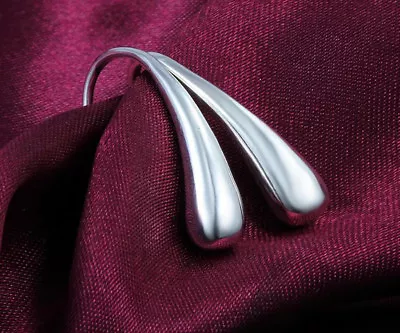 $1.89 • Buy 925 Sterling Silver Water Drop Earring Hook Personality Charm Female Earrings
