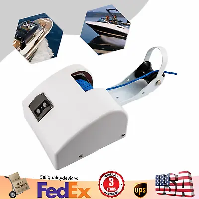 Electric Boat Windlass Anchor Winch Wireless Remote Controlled Marine Saltwater • $148.51