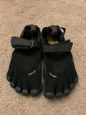 Vibram FiveFingers KSO EVO Black Shoes Crosstraining Mens Size US 7 EU 40 • $35.99