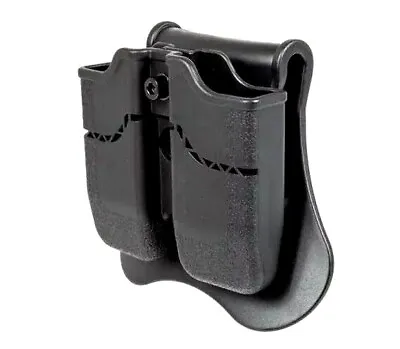 Black Double Magazine Pouch/Case/Holder/Carrier For 1911 Single Stack 45 ACP Mag • $18