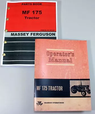 Massey Ferguson Mf 175 Tractor Owners Operators Parts Manual Catalog Exp. Views • $49.97