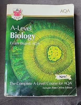 A-Level Biology For AQA: Year 1 & 2 Student Book With Online Edi... By CGP Books • £12.99
