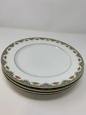 A. Lanternier & C Limoges Porcelain Plates 9 1/2  Set Of 4 Dinner 9.5” France • $29.95