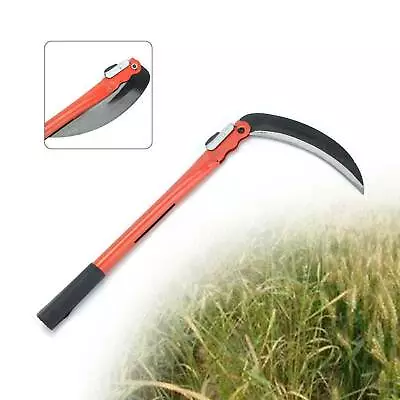 Hand Held Heavy Duty Garden Scythe Sickle Weed Nettle Bramble & Bush Wacker • £11.45