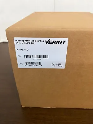 Verint IC-V4530FD In Celling Recessed Mounting Kit For V4530FD-DN 70-311-0534 • $10