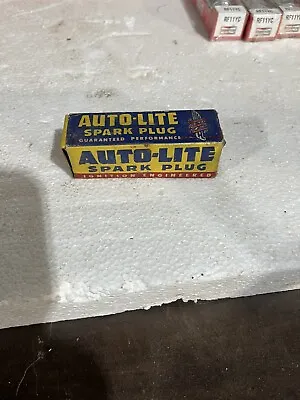 VINTAGE NOS AUTO-LITE SPARK PLUG W / BOX P -6 10 Mm • $13.44