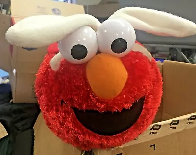 Elmo Easter Basket Bunny Ears Sesame Street Red Basket Trick Or Treat • $31.45