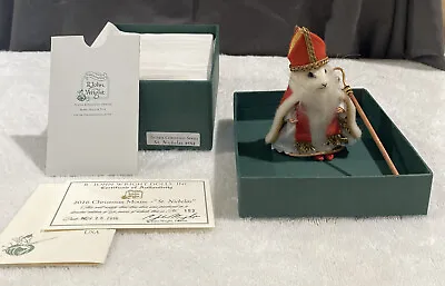 R John Wright St Nicholas Mouse COA And Box • $400