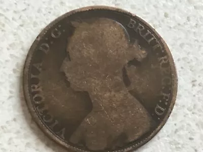 1882? Queen Victoria Young Head 1p Penny Coin • £1.06