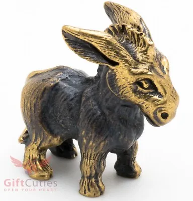 Brass Figurine Of Stubborn Donkey IronWork • $22