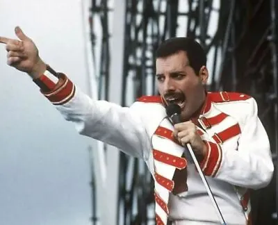 $94.99 • Buy Vintage Freddie Mercury Queen Concert Leather Jacket Cosplay Costume Men's 