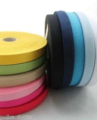 Herringbone Webbing 100% Cotton Tape 20mm Width X 2 M - Bags Aprons Straps • £1.99