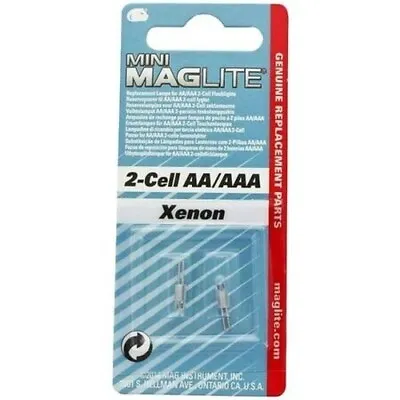 Mag-Lite Replacement Bulbs 2-Cell AA/AAA LM2A001L • £9.29