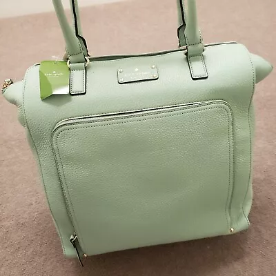 Kate Spade Large Shoulder Bag Tote Mint Green • $148.88