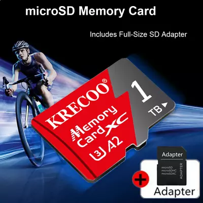 Micro SD Card Ultra Class 10 SDXC SDHC Memory Card Fit For Dash Cams Android Lot • $9.39