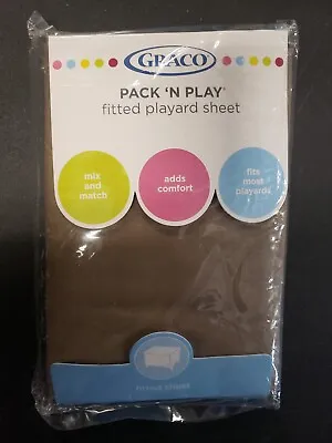 Graco Pack N Play Fitted Sheet Brown (Camel) BRAND NEW! • $10