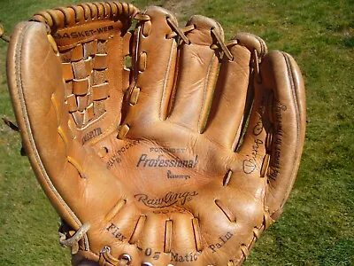 Vintage MICKEY MANTLE Rawlings Professional Model 6322 Baseball RHT Glove HOF • $49.99