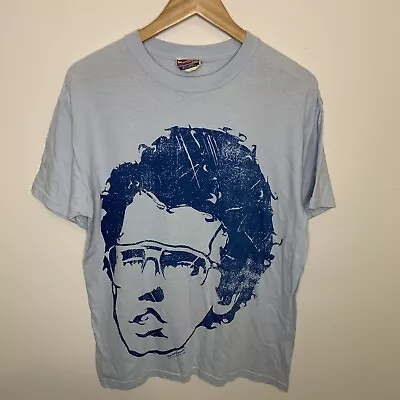 Napoleon Dynamite T-shirt Size Medium Blue Graphic Tee 2005 Movie Shirt • £30.32