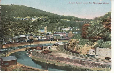 Mauch Chunk - Jim Thorpe Pa Pennsylvania - View From Mountain Road - Postcard • $7.50