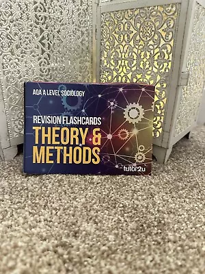 Revision Cards Alevel Sociology Theory And Methods • £12.99