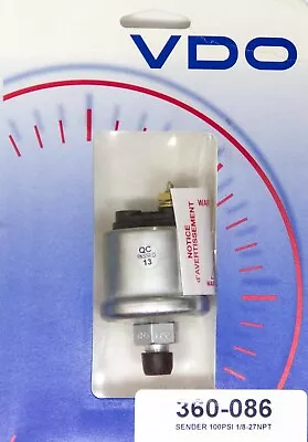 VDO #360-086 Oil Pressure Sender • $44.99