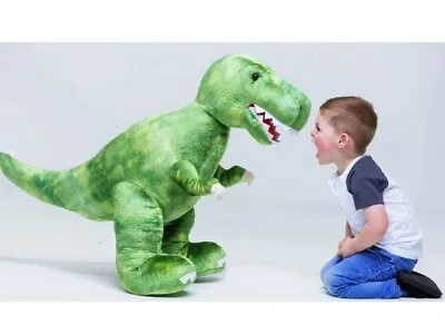 £49.99 • Buy 64cm Giant Green Shade Dino Soft Toy Plush Kids Fairy Tale Story Teddy Xmas Gift
