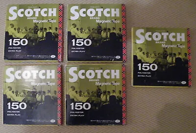 5 X Scotch 7  Reel To Reel Tapes In Scotch Boxes - Exc Condition • £19