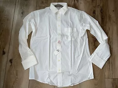 Vintage Burberrys Of London Shirt Mens White French Cuffs Size 16-35 NEW • $49.99