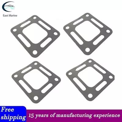 4-Pack Manifold Riser Elbow Gaskets For Mercruiser Engines 4.3 5.0 5.7 454 502 • $14.50