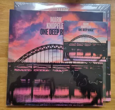 Mark Knopfler One Deep River SIGNED Limited Vinyl CD AUTOGRAPHED Lithograph 🔥 • $184.96