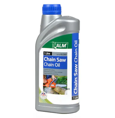 £9.48 • Buy ALM Quality Chainsaw Chain Oil 1 Litre Superb Lubrication Reduces Chain/Bar Wear