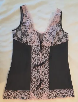 Black/pink Negligee Size Small (34) • £8.99