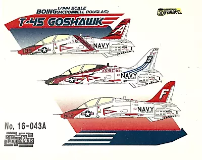 1/144 Trainer : Boeing T-45 Goshawk   [USN] #16-043A  : TRIPLE NUTS • $39.95