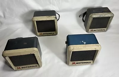 LOT OF 4 Vintage Motorola Mobile Radio Speakers Police Ham TSN6000A-1 • $29