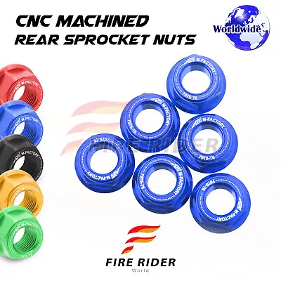 Blue Rear Sprocket Nuts M8 For MV Agusta F4 1000 R 10 11 12 13 14 15 16 17 • $30.67