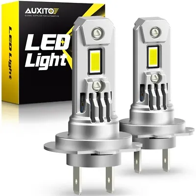 AUXITO H7 LED Headlight Globes Bulb Kit Hi/Lo Beam 6500K 24000LM Bright White • $49.99