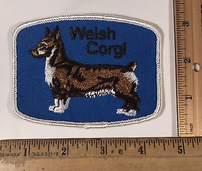 Vintage Welsh Corgi Dog Breed Patch Sew On Animal New Old Stock • $8.25